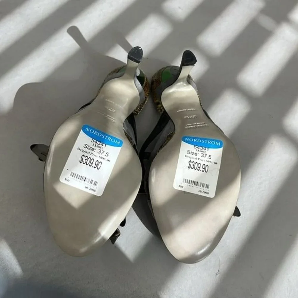 MiuMiu AW 2008 DragonflySlide Mules Heels - Picture 10 of 12